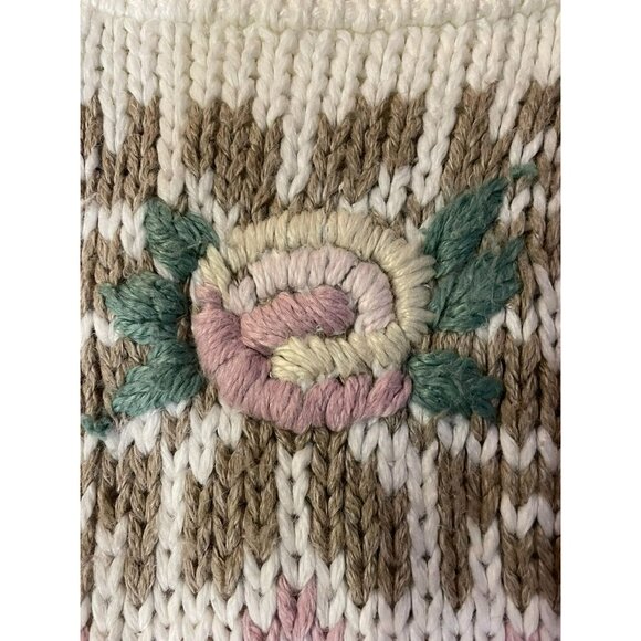 Vintage Shenanigans Sweater Womens M Used Knitted by Hand - Picture 7 of 16